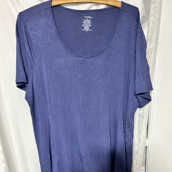 George Olive and Navy tops -3x/2x- two comfortable tops-new or like new - Picture 10 of 12